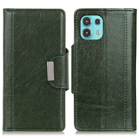 Coque Portefeuille Livre Cuir Etui Clapet M01L pour Motorola Moto Edge 20 Lite 5G Vert