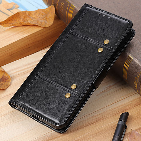 Coque Portefeuille Livre Cuir Etui Clapet M01L pour Motorola Moto G Stylus (2021) Noir