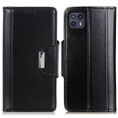 Coque Portefeuille Livre Cuir Etui Clapet M01L pour Motorola Moto G50 5G Noir