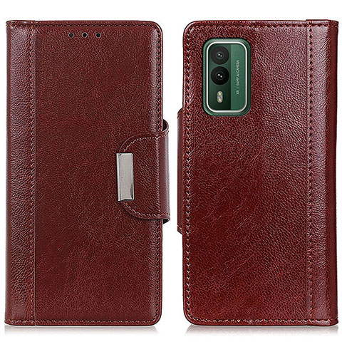 Coque Portefeuille Livre Cuir Etui Clapet M01L pour Nokia XR21 Marron