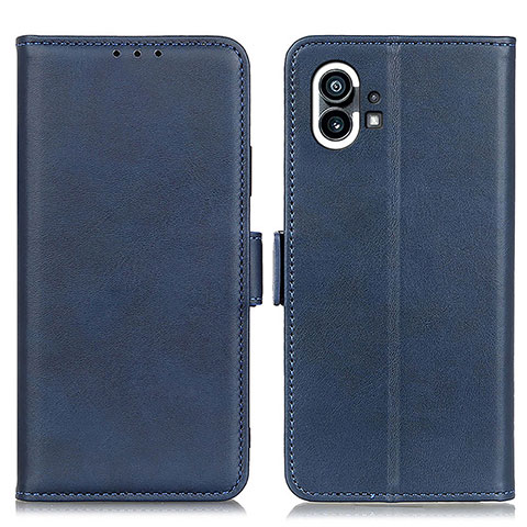 Coque Portefeuille Livre Cuir Etui Clapet M01L pour Nothing Phone 1 Bleu