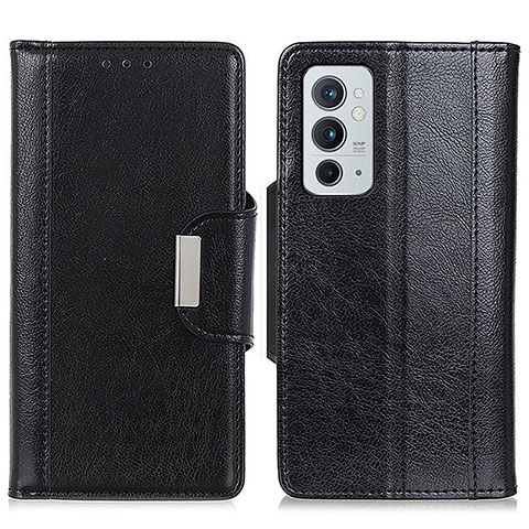 Coque Portefeuille Livre Cuir Etui Clapet M01L pour OnePlus 9RT 5G Noir