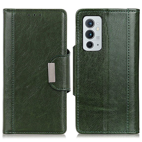 Coque Portefeuille Livre Cuir Etui Clapet M01L pour OnePlus 9RT 5G Vert