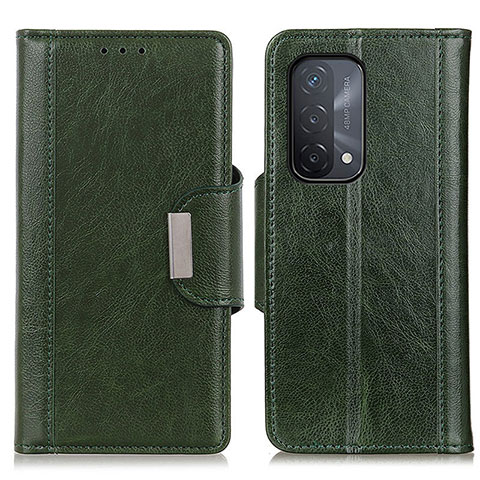 Coque Portefeuille Livre Cuir Etui Clapet M01L pour OnePlus Nord N200 5G Vert