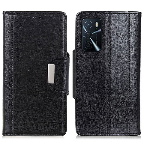 Coque Portefeuille Livre Cuir Etui Clapet M01L pour Oppo A54s Noir