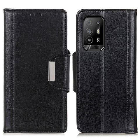 Coque Portefeuille Livre Cuir Etui Clapet M01L pour Oppo A94 5G Noir