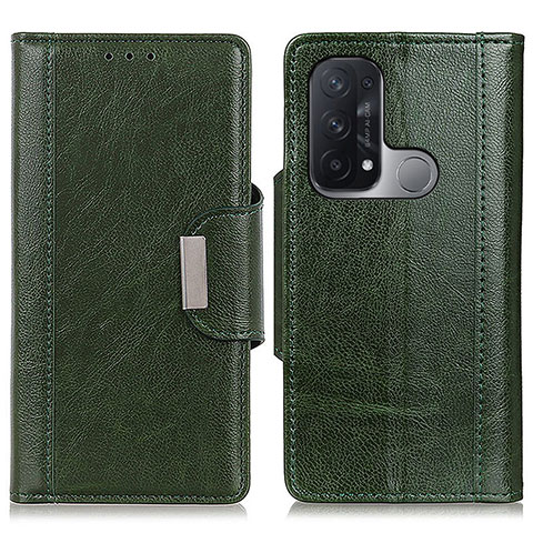 Coque Portefeuille Livre Cuir Etui Clapet M01L pour Oppo Reno5 A Vert