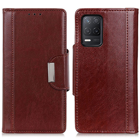 Coque Portefeuille Livre Cuir Etui Clapet M01L pour Realme 9 5G India Marron