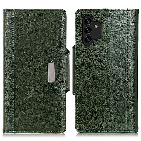 Coque Portefeuille Livre Cuir Etui Clapet M01L pour Samsung Galaxy A04s Vert