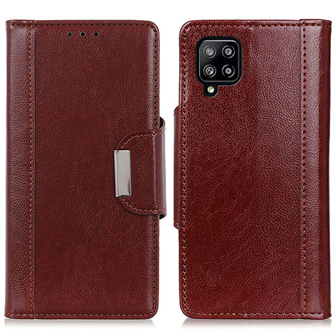 Coque Portefeuille Livre Cuir Etui Clapet M01L pour Samsung Galaxy A22 4G Marron