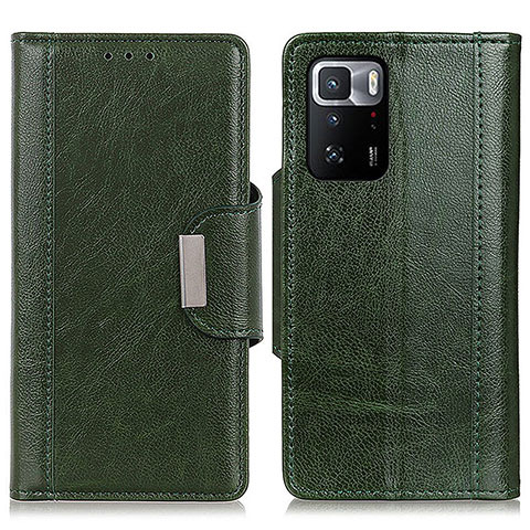 Coque Portefeuille Livre Cuir Etui Clapet M01L pour Xiaomi Poco X3 GT 5G Vert