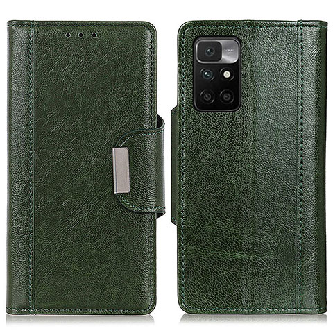 Coque Portefeuille Livre Cuir Etui Clapet M01L pour Xiaomi Redmi 10 (2022) Vert