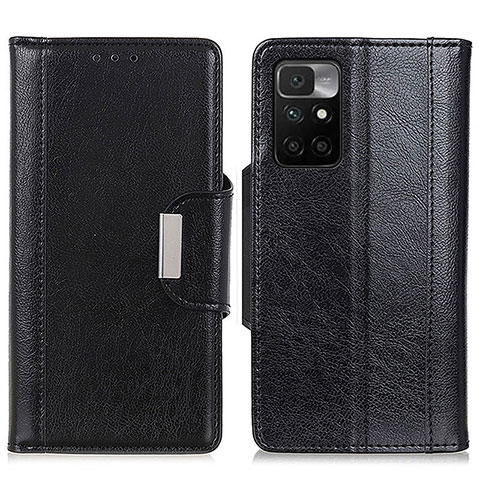 Coque Portefeuille Livre Cuir Etui Clapet M01L pour Xiaomi Redmi 10 4G Noir