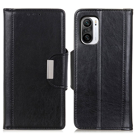 Coque Portefeuille Livre Cuir Etui Clapet M01L pour Xiaomi Redmi K40 5G Noir