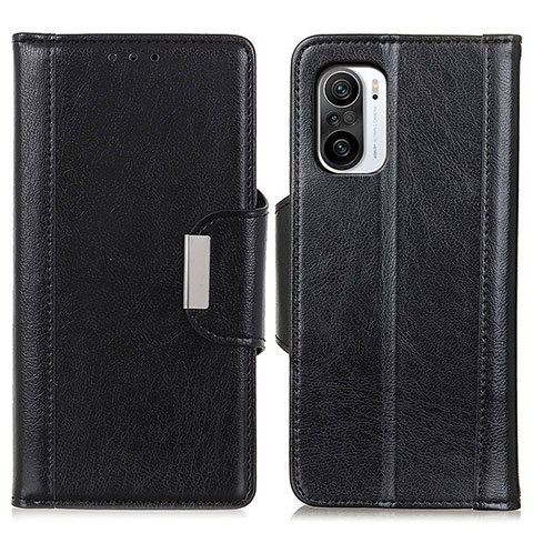 Coque Portefeuille Livre Cuir Etui Clapet M01L pour Xiaomi Redmi K40 Pro+ Plus 5G Noir