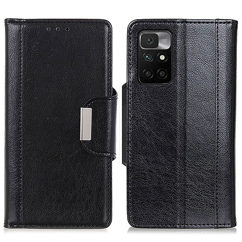 Coque Portefeuille Livre Cuir Etui Clapet M01L pour Xiaomi Redmi Note 11 4G (2021) Noir