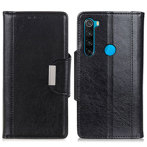 Coque Portefeuille Livre Cuir Etui Clapet M01L pour Xiaomi Redmi Note 8 (2021) Noir