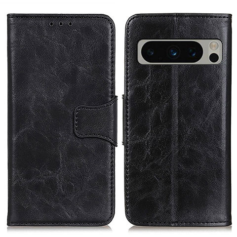 Coque Portefeuille Livre Cuir Etui Clapet M02L pour Google Pixel 8 Pro 5G Noir