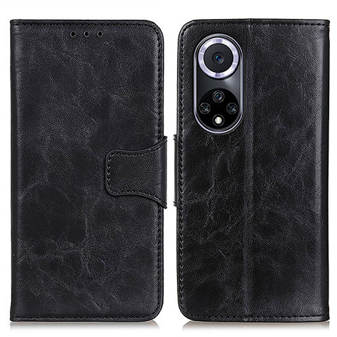 Coque Portefeuille Livre Cuir Etui Clapet M02L pour Huawei Honor 50 5G Noir