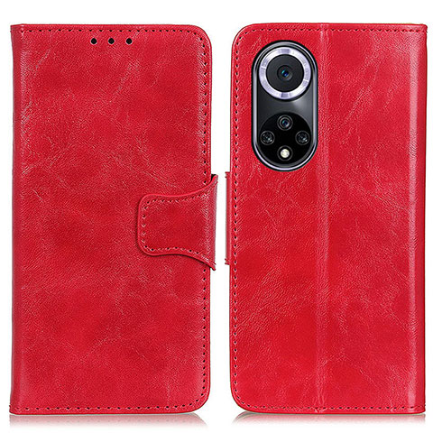 Coque Portefeuille Livre Cuir Etui Clapet M02L pour Huawei Honor 50 5G Rouge