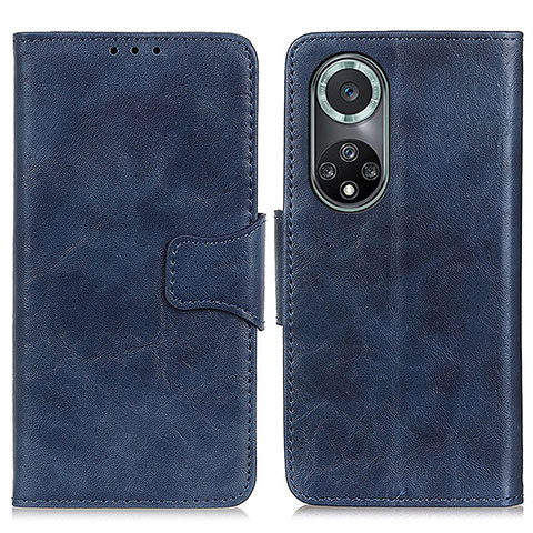 Coque Portefeuille Livre Cuir Etui Clapet M02L pour Huawei Honor 50 Pro 5G Bleu