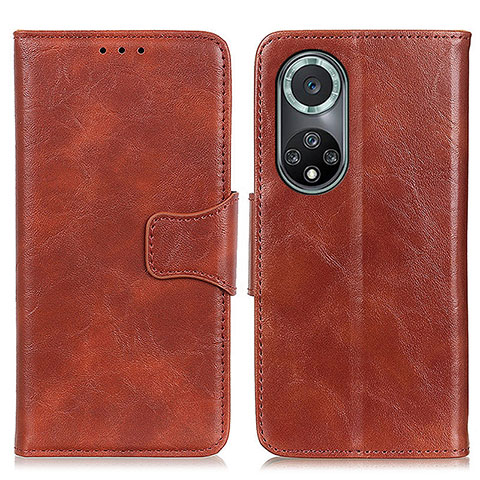 Coque Portefeuille Livre Cuir Etui Clapet M02L pour Huawei Honor 50 Pro 5G Marron