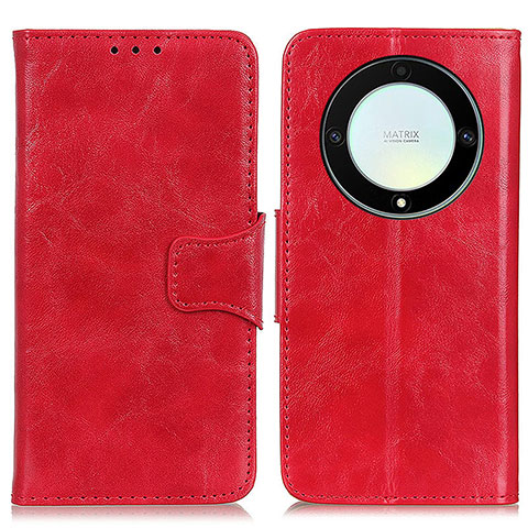 Coque Portefeuille Livre Cuir Etui Clapet M02L pour Huawei Honor Magic5 Lite 5G Rouge