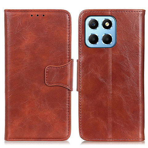 Coque Portefeuille Livre Cuir Etui Clapet M02L pour Huawei Honor X6 5G Marron