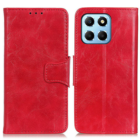 Coque Portefeuille Livre Cuir Etui Clapet M02L pour Huawei Honor X6 Rouge