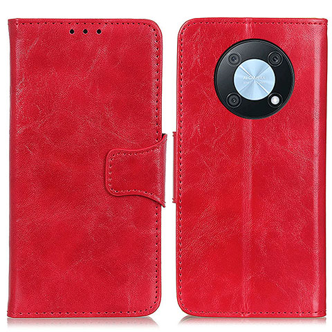 Coque Portefeuille Livre Cuir Etui Clapet M02L pour Huawei Nova Y90 Rouge