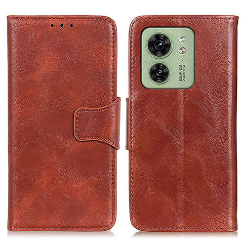 Coque Portefeuille Livre Cuir Etui Clapet M02L pour Motorola Moto Edge (2023) 5G Marron