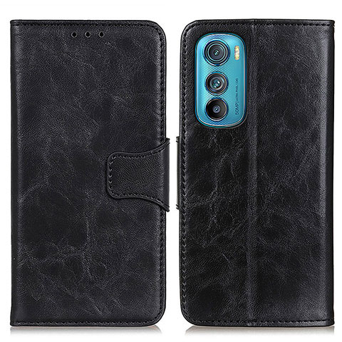 Coque Portefeuille Livre Cuir Etui Clapet M02L pour Motorola Moto Edge 30 5G Noir