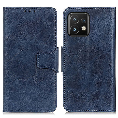 Coque Portefeuille Livre Cuir Etui Clapet M02L pour Motorola Moto Edge Plus (2023) 5G Bleu