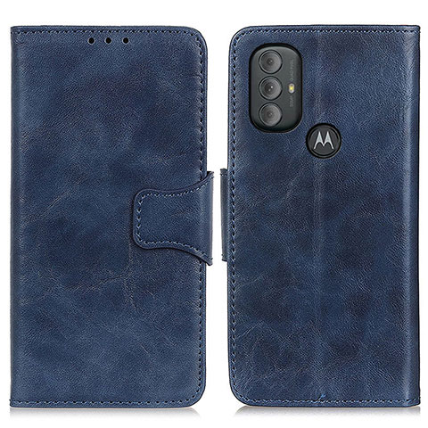 Coque Portefeuille Livre Cuir Etui Clapet M02L pour Motorola Moto G Play (2023) Bleu