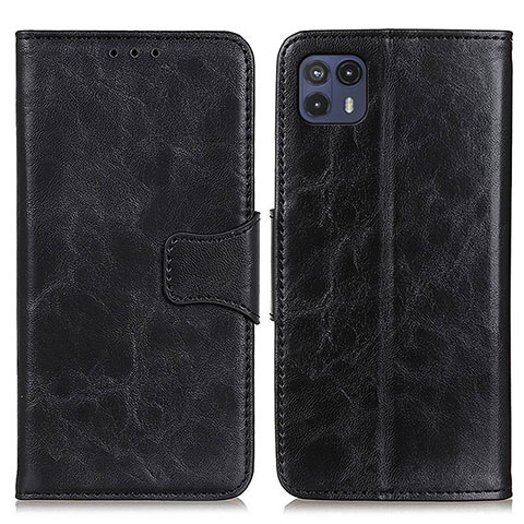 Coque Portefeuille Livre Cuir Etui Clapet M02L pour Motorola Moto G50 5G Noir