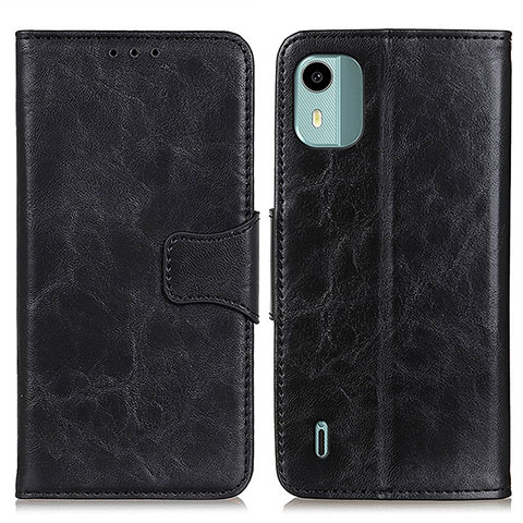 Coque Portefeuille Livre Cuir Etui Clapet M02L pour Nokia C12 Noir