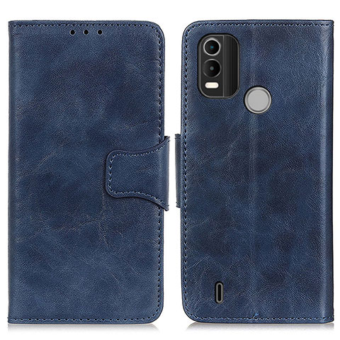 Coque Portefeuille Livre Cuir Etui Clapet M02L pour Nokia C21 Plus Bleu