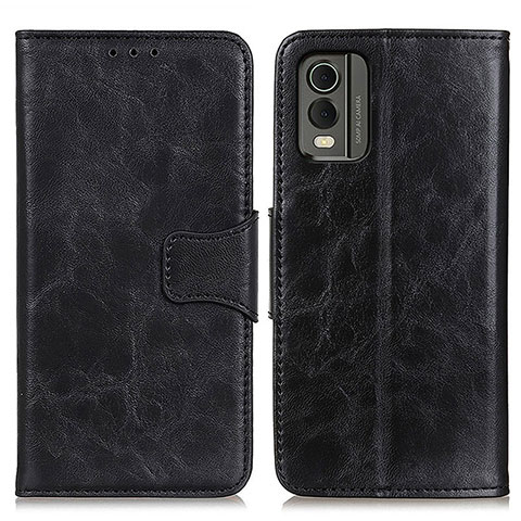 Coque Portefeuille Livre Cuir Etui Clapet M02L pour Nokia C210 Noir