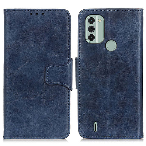 Coque Portefeuille Livre Cuir Etui Clapet M02L pour Nokia C31 Bleu