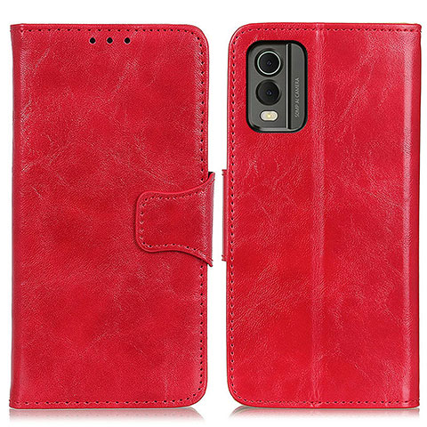 Coque Portefeuille Livre Cuir Etui Clapet M02L pour Nokia C32 Rouge