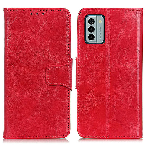 Coque Portefeuille Livre Cuir Etui Clapet M02L pour Nokia G22 Rouge