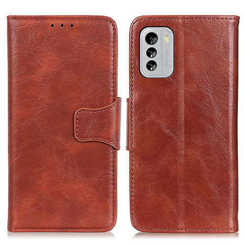 Coque Portefeuille Livre Cuir Etui Clapet M02L pour Nokia G60 5G Marron