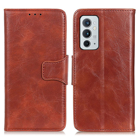 Coque Portefeuille Livre Cuir Etui Clapet M02L pour OnePlus 9RT 5G Marron