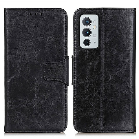 Coque Portefeuille Livre Cuir Etui Clapet M02L pour OnePlus 9RT 5G Noir