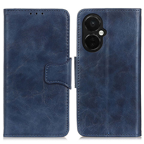 Coque Portefeuille Livre Cuir Etui Clapet M02L pour Oppo K11x 5G Bleu