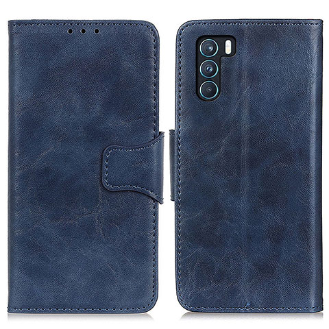 Coque Portefeuille Livre Cuir Etui Clapet M02L pour Oppo K9 Pro 5G Bleu