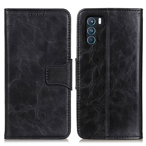 Coque Portefeuille Livre Cuir Etui Clapet M02L pour Oppo K9 Pro 5G Noir