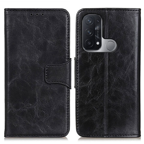 Coque Portefeuille Livre Cuir Etui Clapet M02L pour Oppo Reno5 A Noir