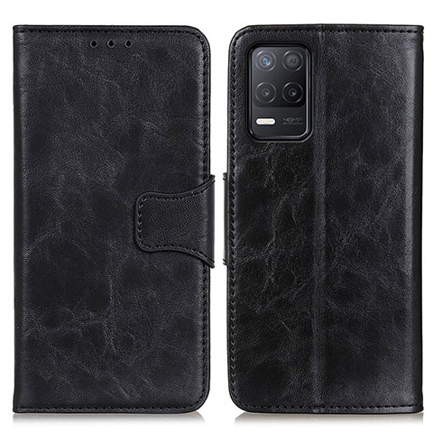 Coque Portefeuille Livre Cuir Etui Clapet M02L pour Realme 8 5G Noir