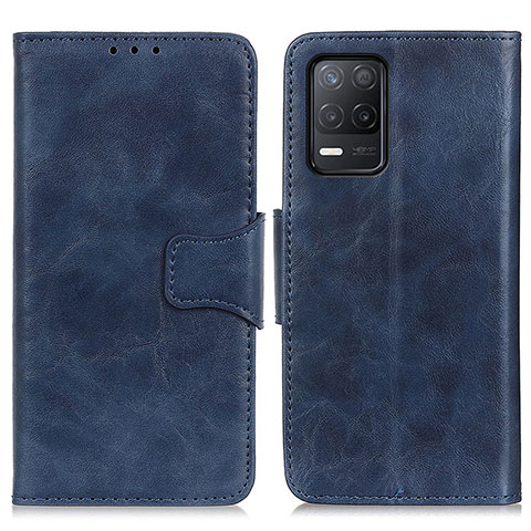 Coque Portefeuille Livre Cuir Etui Clapet M02L pour Realme 8s 5G Bleu